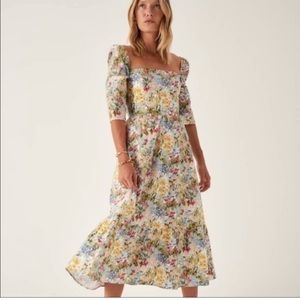 NWT Reformation Cyprus Dress - Countryside - Size 8